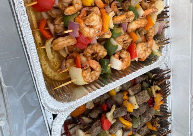 Khebabs (Shrimp & Meat)
